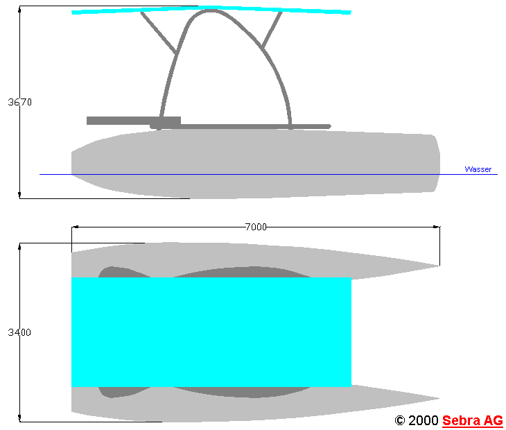 Massbild des ECO-Bootes